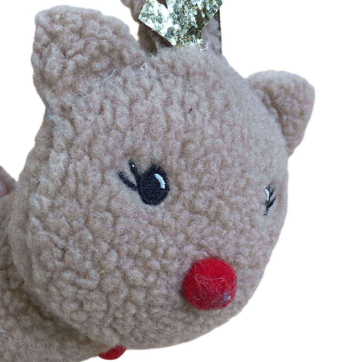 Kids Reindeer Earmuffs Soft Plush Christmas Accessory