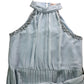 Lipsy London 12 Years Girls Pleated Jumpsuit Light Blue Sleeveless