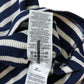 Striped Long Sleeve Top 11-12 Years Boys Cotton Navy White