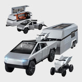 Pickup Truck And Trailer RV