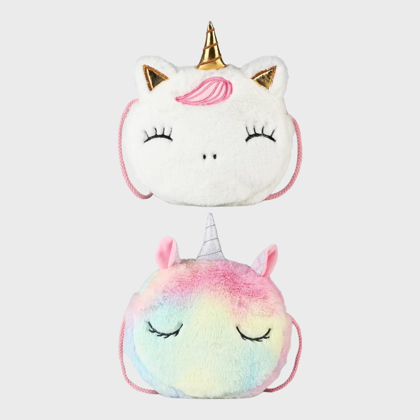 Furry Unicorn Handbag - Two Pack