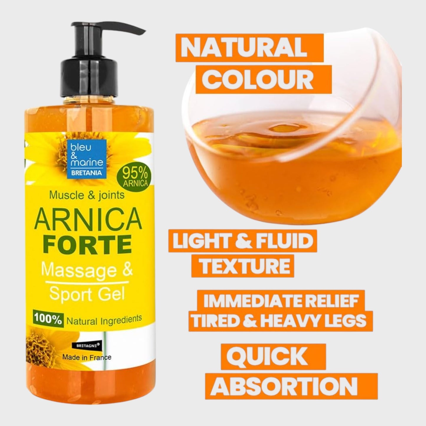 95% Arnica Forte Gel For Muscle And Joints- 200ml