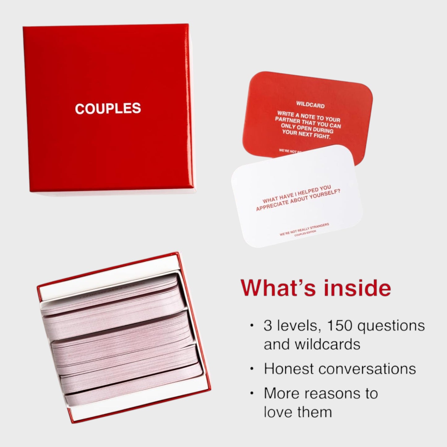 We're Not Really Strangers Card Game - Couples Edition