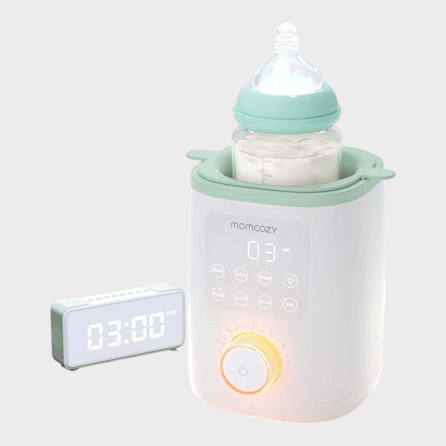 MOMCOZY MW002 Baby Bottle Warmer Gentle Easy Warming Smart Display