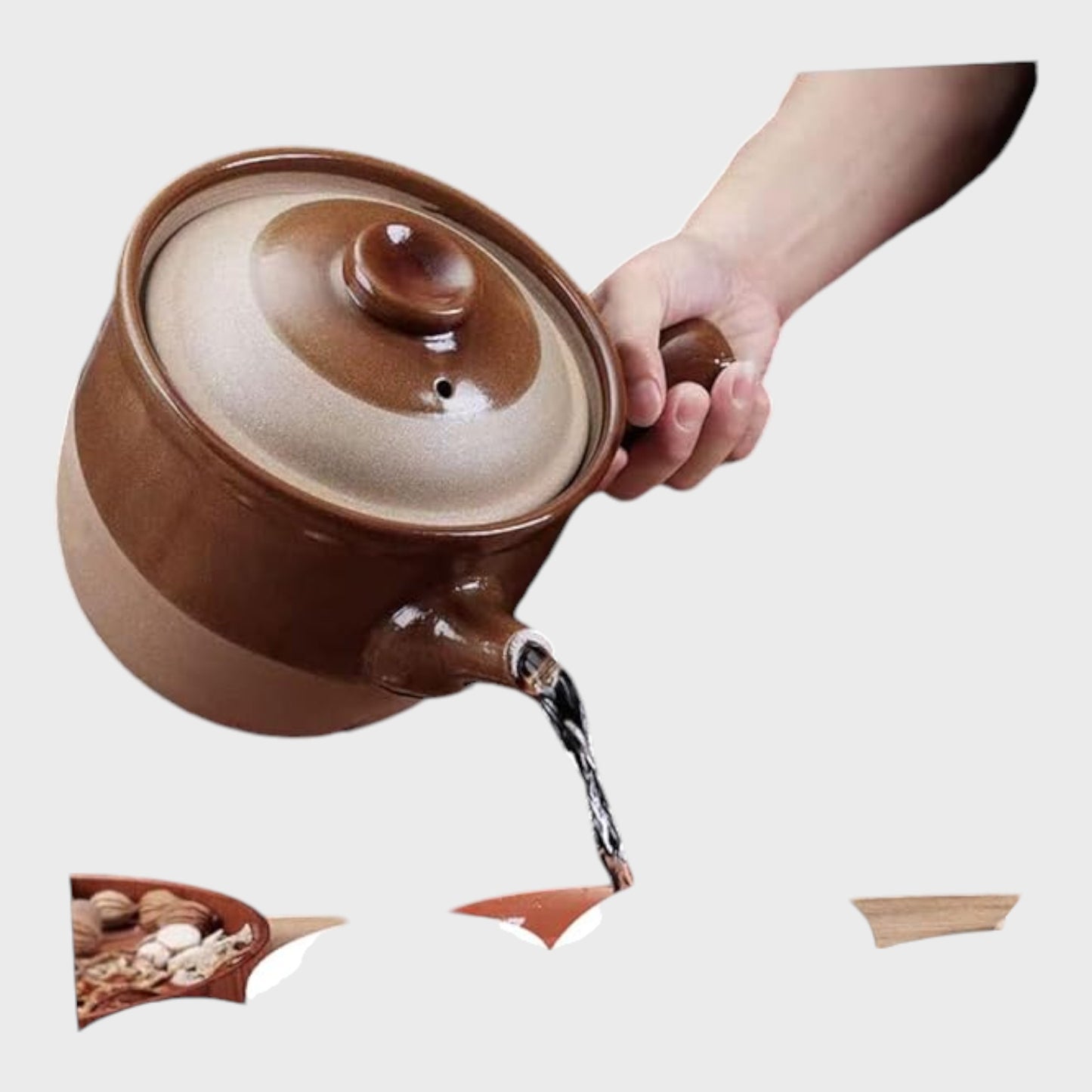 Earthen Pottery Cooking Pot - 2 Litres