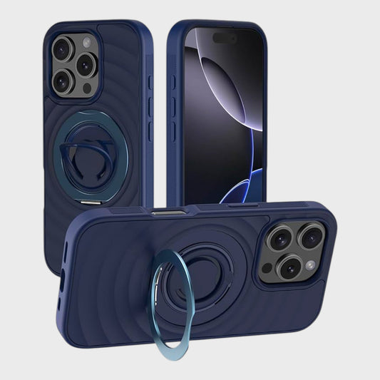 iPhone 16 Pro Max Case with Magnetic 360° Ring Holder