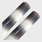 Embossed PU Faux Leather Crafting Roll - Holographic Black Hombre - Pack of Two