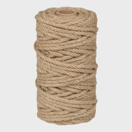 Natural 4mm Jute Twine - 100 Feet
