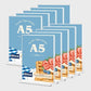 A5 Double Sided Acrylic Display Stand Sign Holder - Pack of 10