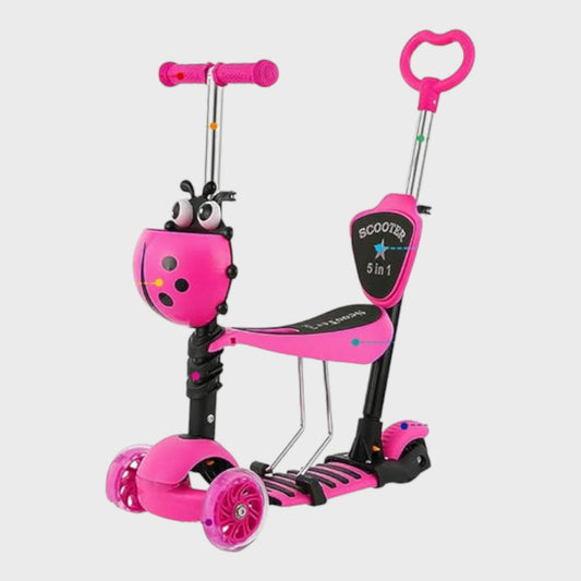 Five-in-One Pink Scooter