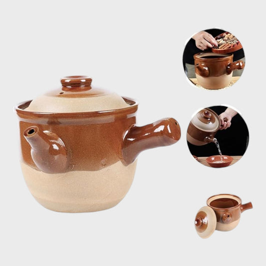 Earthen Pottery Cooking Pot - 2 Litres