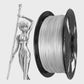 CC3D PLA Printer Filament - 1.75mm - 1KG - Silk Grey