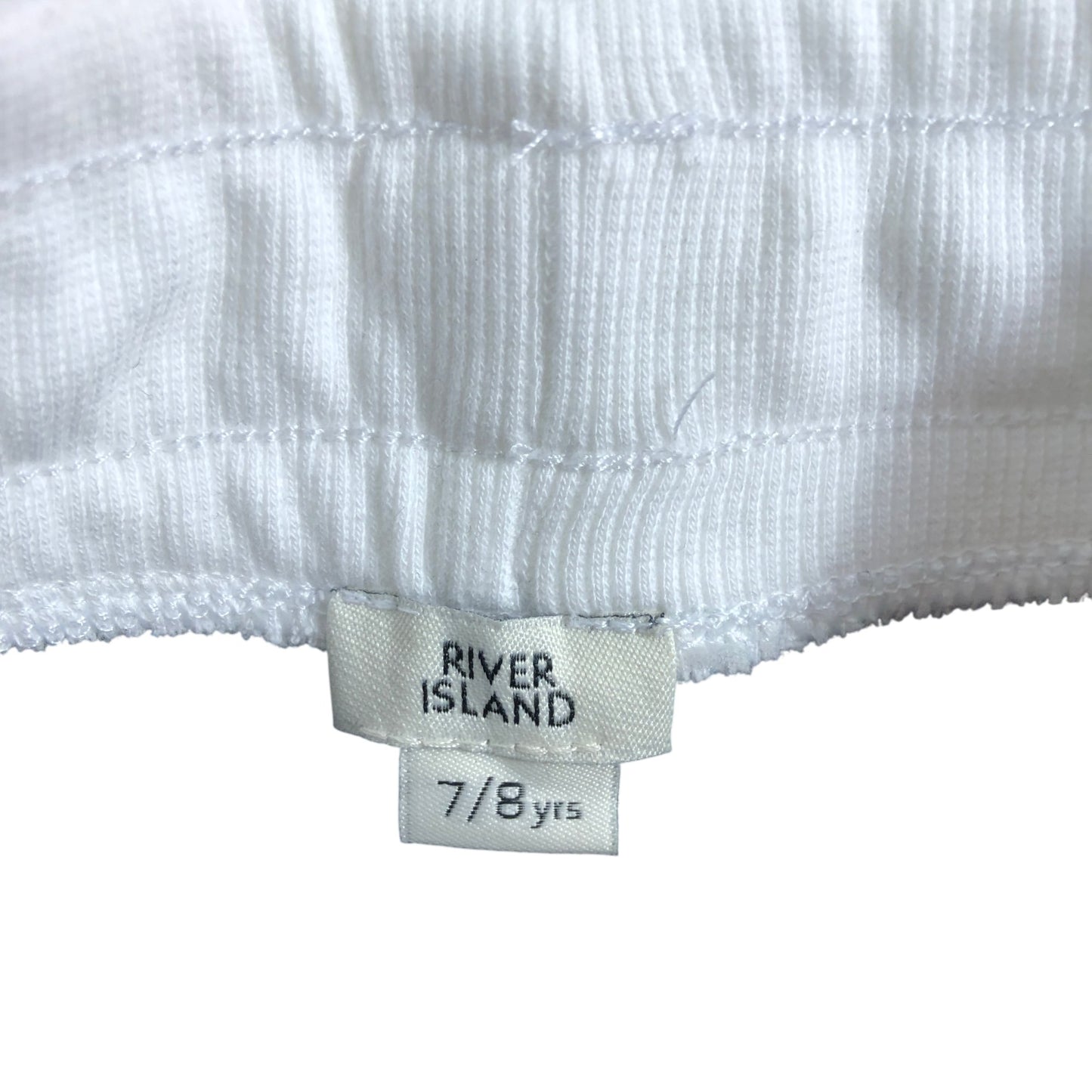 RIVER ISLAND Black Jersey Skirt 7/8 Years Girls New Season Sporty Style