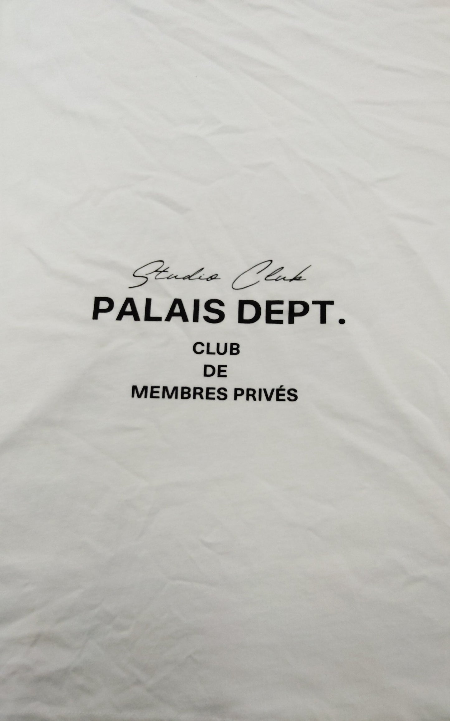 River Island Palais Dept T-Shirt UK L Men's White Graphic Cotton Tee