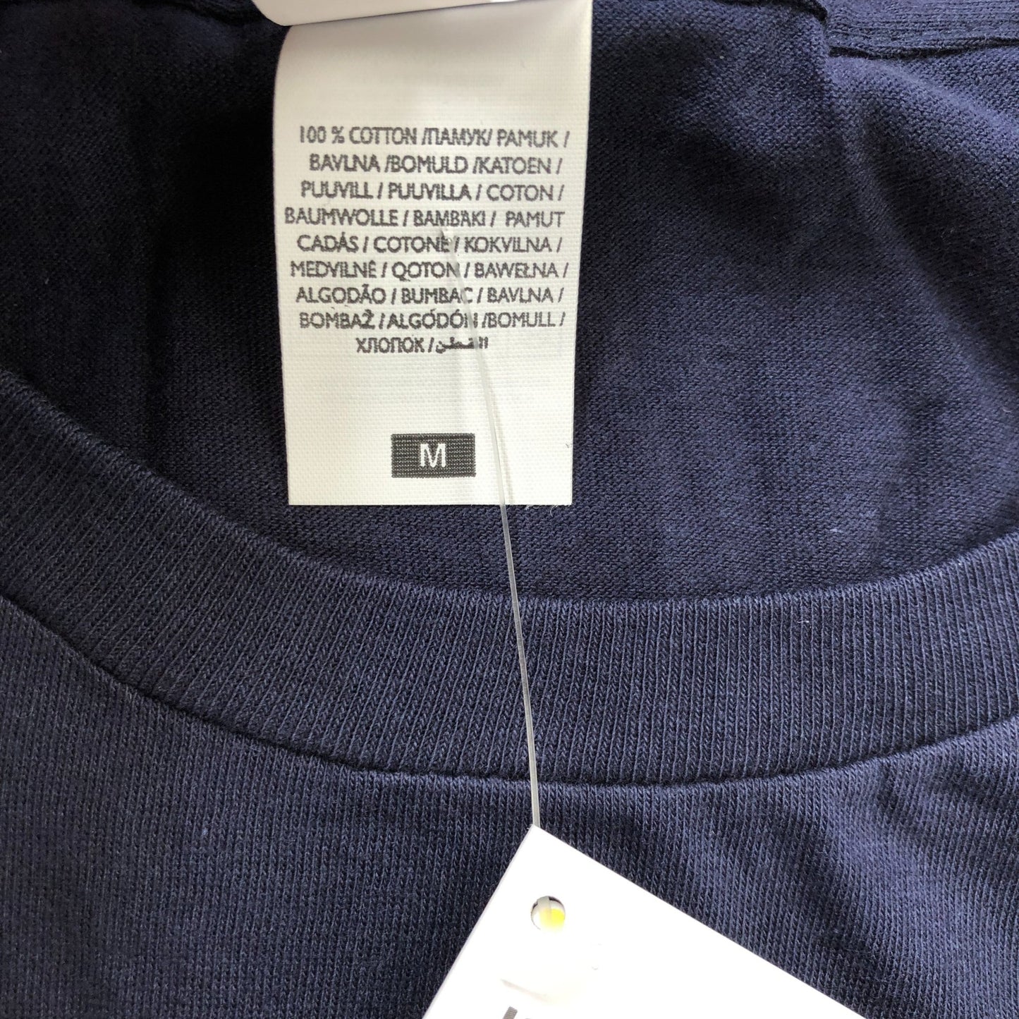 Fruit Of The Loom Iconic 15700 T Shirt M Men's Navy Short Sleeve Cotton Tee