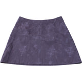 River Island A Line Skirt UK Size 12 Women's Purple Viscose Blend Fabric