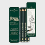 Faber Castell - Castell 9000 Graphite Pencils - Pack of 6