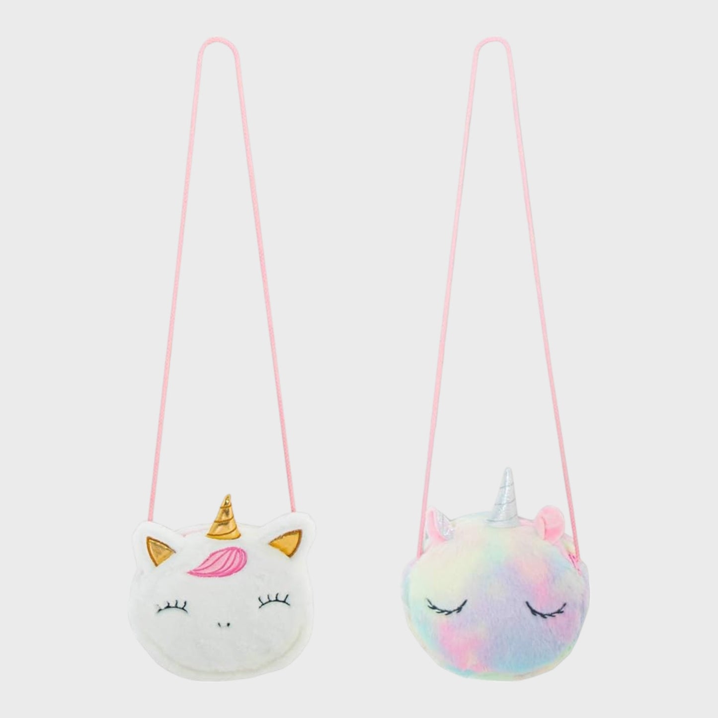 Furry Unicorn Handbag - Two Pack