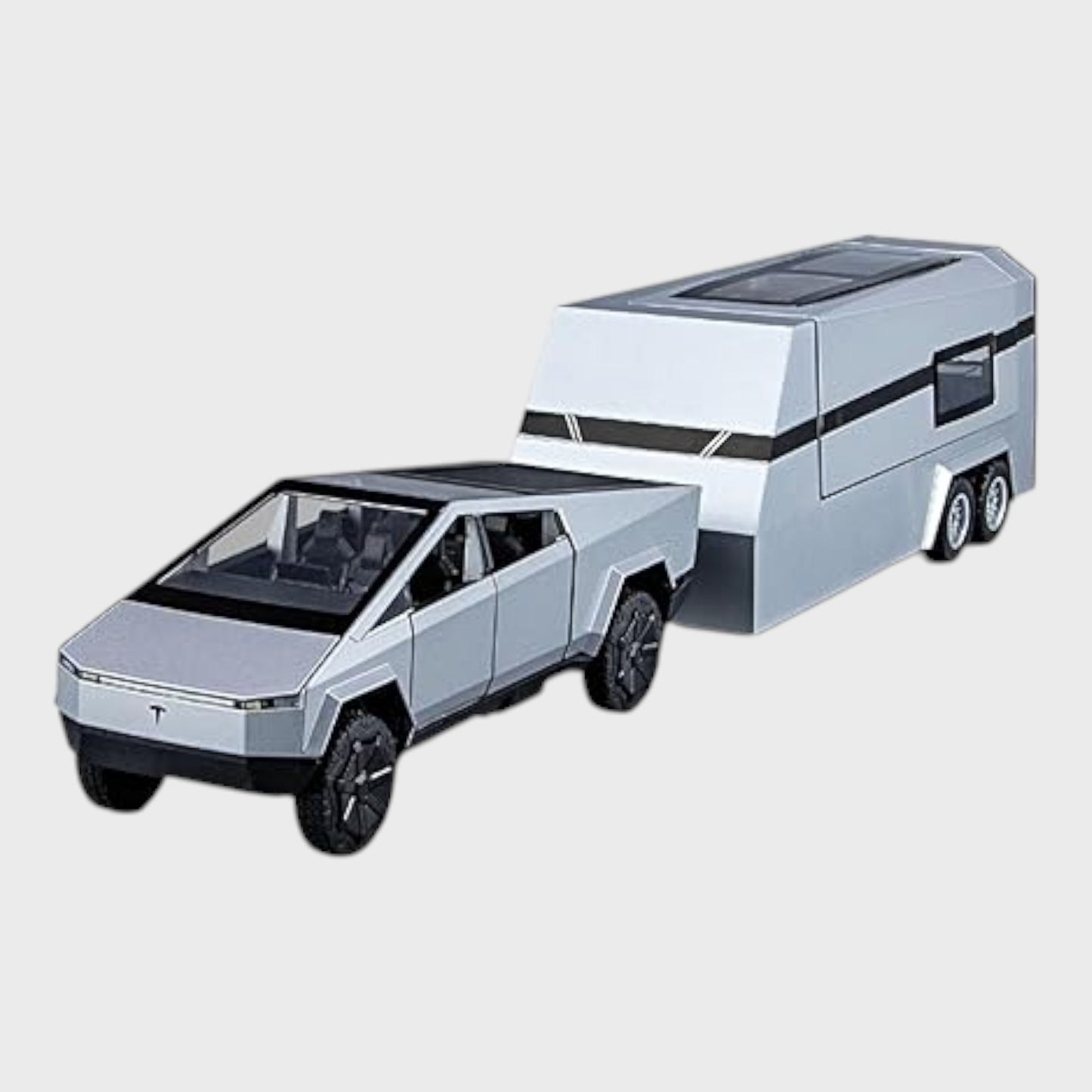 Pickup Truck And Trailer RV