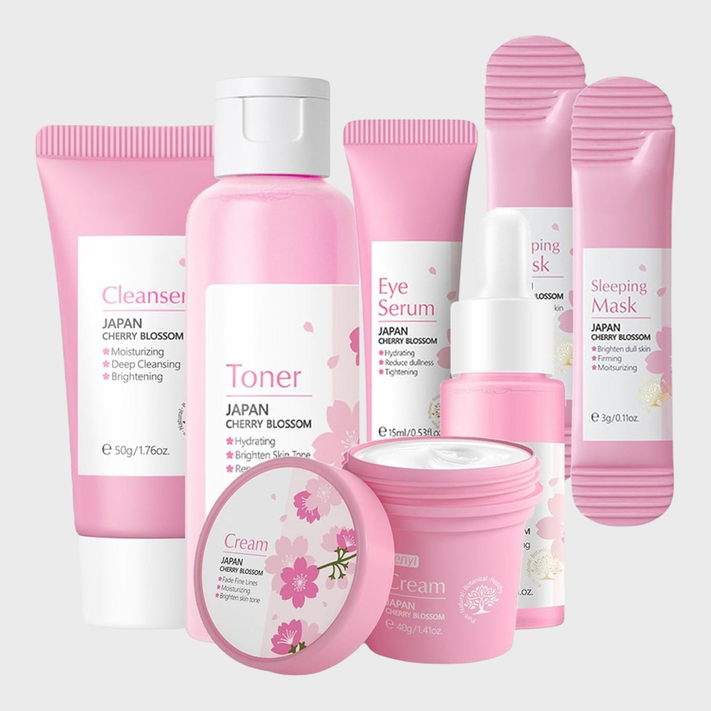 Cherry Blossom Skincare Gift Set - Five Piece Set