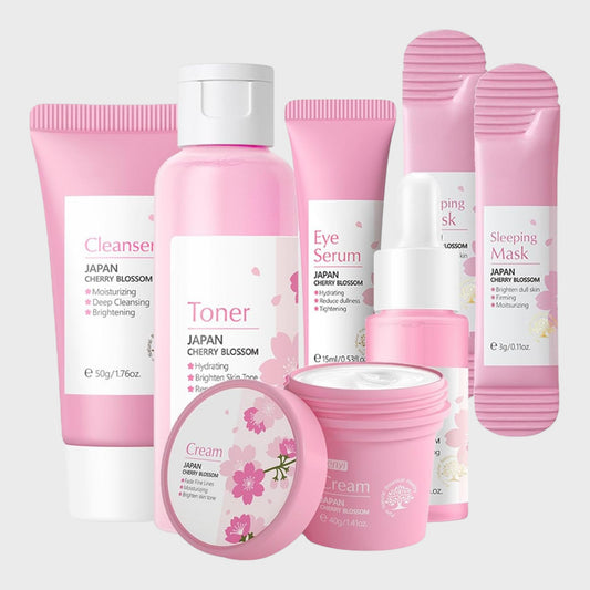 Cherry Blossom Skincare Gift Set - Five Piece Set