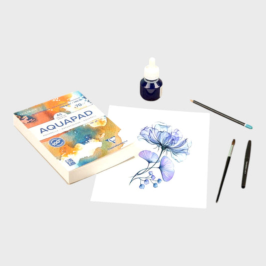 Clairefontaine Goldline A4 White Watercolour Aquapad