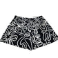 River Island Black White Abstract Print Women's Shorts Size 12