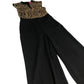 Jumpsuit Women's Black Gold Embellished Evening Wear UK14