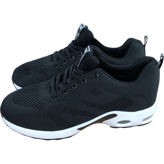 Women's Black Trainers Lightweight Comfortable Sneakers UK 6.5