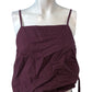 River Island S Purple Dark Tropics Women's Tank Top Adjustable Spaghetti Straps