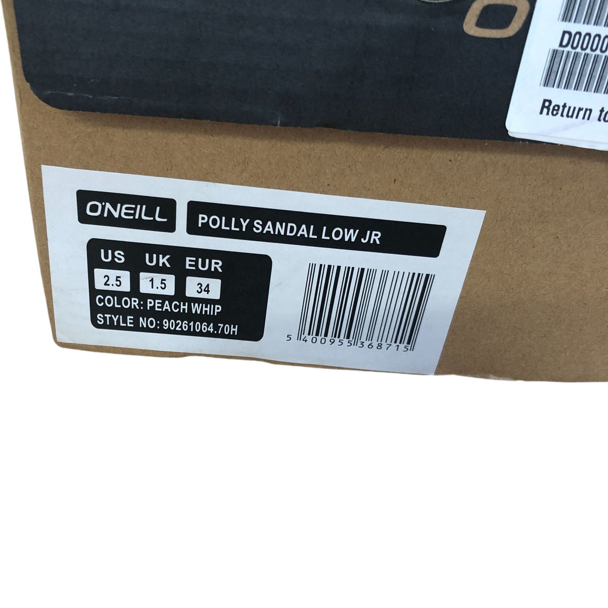O'Neill Polly Sandal Low JR UK1.5 Girls Pink Adjustable Buckle Sandals