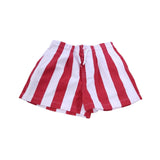 River Island Striped Girls Shorts Red White Age 5-6 Casual Cotton Summer
