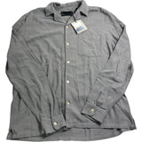 AllSaints Relaxed Fit Shirt L Whisper Grey Long Sleeve Casual Wear