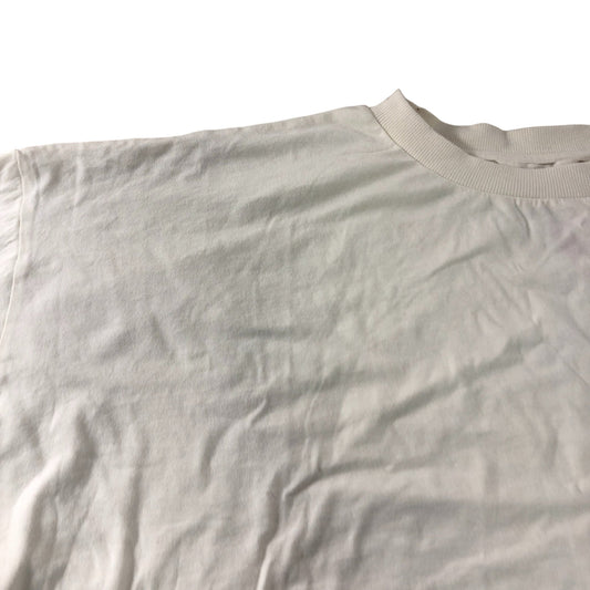 River Island Women's Relaxed Fit Top UK18 Lace Trim Detail Ivory Cream Color