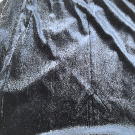 River Island Black Velvet Skirt Size 10 Women's Casual High Waisted