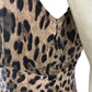 Rixo Amari Leopard Print Maxi Dress Women's Size S - UK 10 Lace Detail