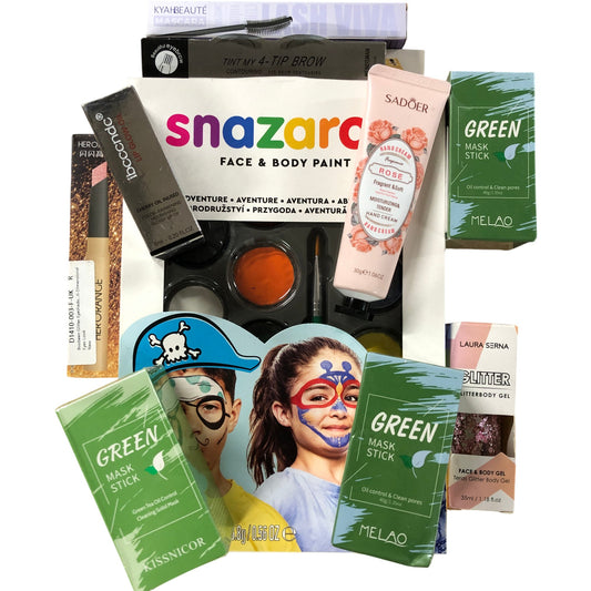 Mystery Beauty Bundle - Skin Care & Cosmetics - 10 Items