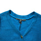 River Island Women's XS Cardigan Blue Knit Long Sleeve Button Front