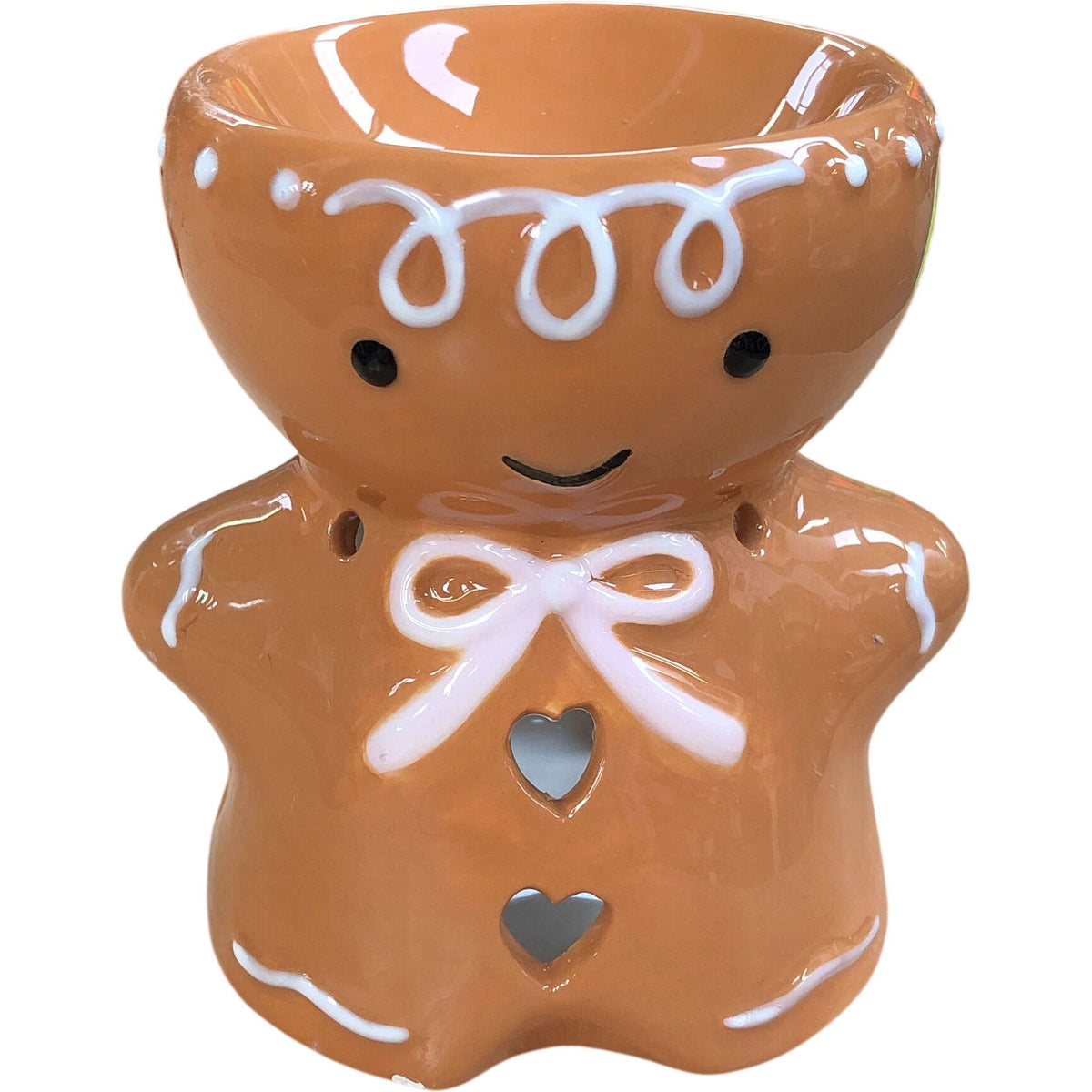 Cute Gingerbread Man Candle Warmer Ceramic Oil Burner