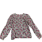 River Island Floral Print Blouse Girls 9-10 Years Long Sleeve Casual Top