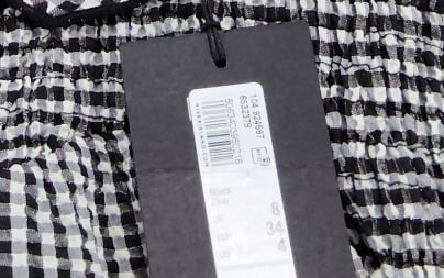 River Island Puff Sleeve Maxi Dress Women's Black White Floral Print Size 8