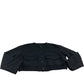 River Island Cropped Jacket UK16 Women's Black Button Detail Pockets