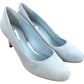 Lizzie Court Heels UK5 Women's Suede Mid Heel Pale Blue