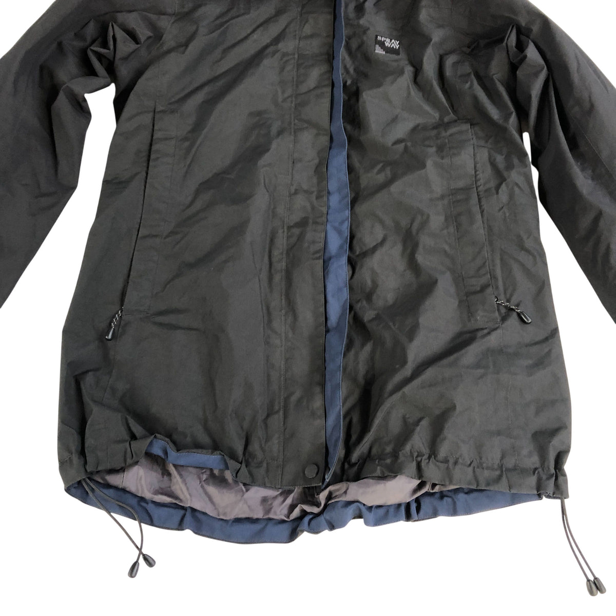 Sprayway Reaction Long Jacket Women's Waterproof Hooded Black UK10
