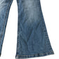 River Island Relaxed  Flared Jeans Women's Light Blue Denim Casual UK8