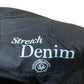 Black Stretch Denim Jeans Men's Regular Fit W36 L33