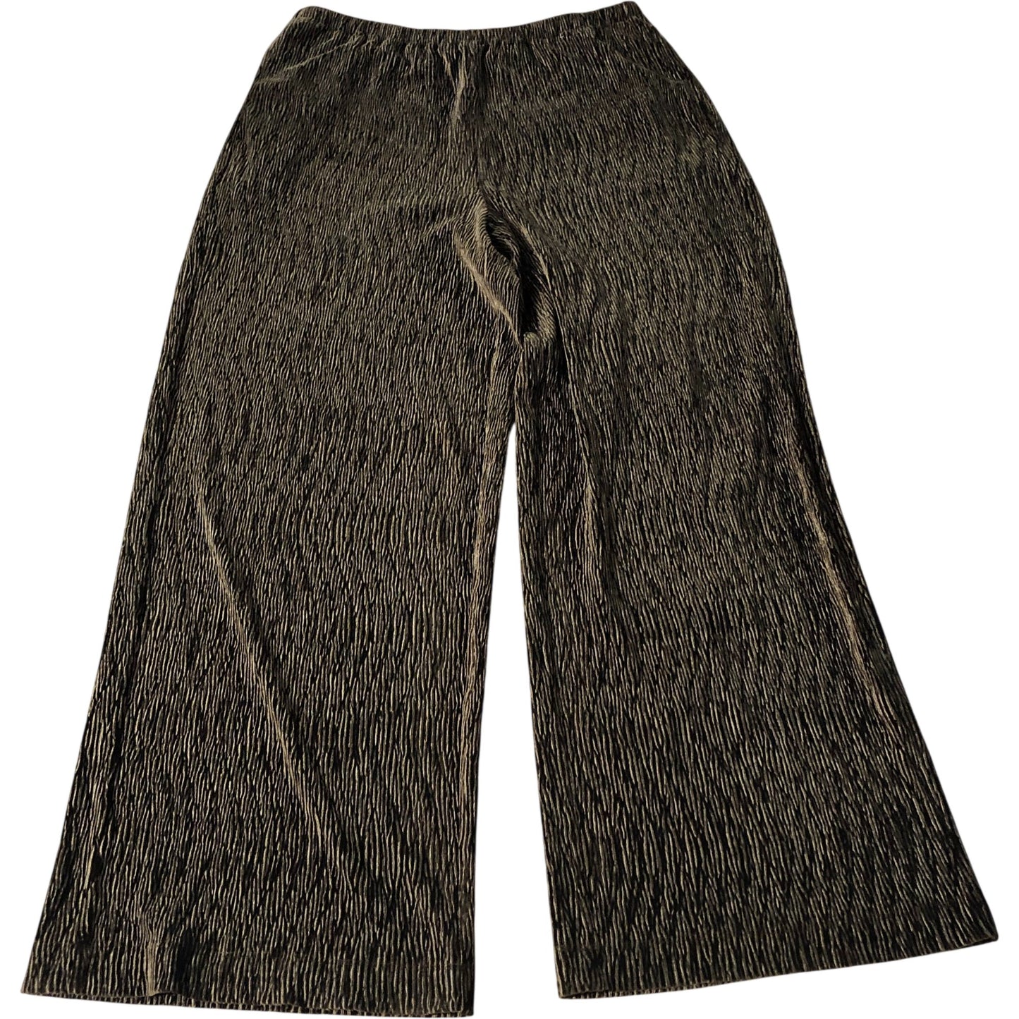 Women's Trousers Bronze Striped Stretchy Fabric Casual Wear 12 Regular