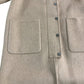 Branded Neutral Wool Blend Coat Size 12