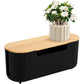 Cable Management Box 30x11x10cm Black Organiser