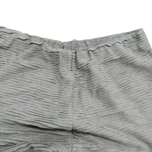 River Island Pleated Trousers UK Large Women's Relaxed Fit Lightweight Green